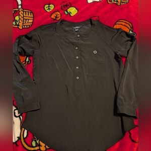 Chase Black Blouse Size 8